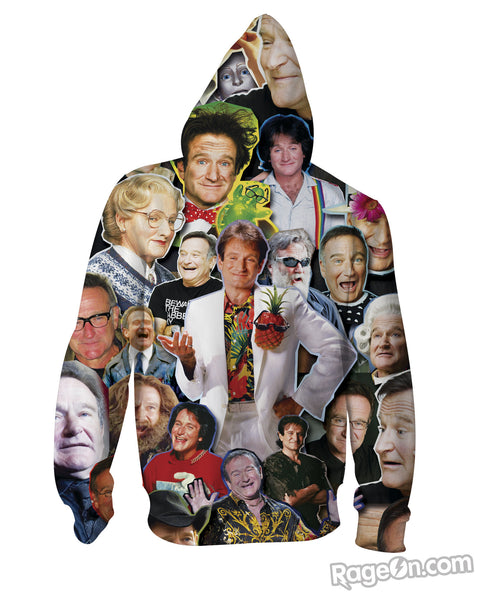 Robin Williams Zip-Up Hoodie