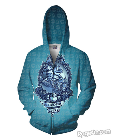 I Choose Water Zip-Up Hoodie