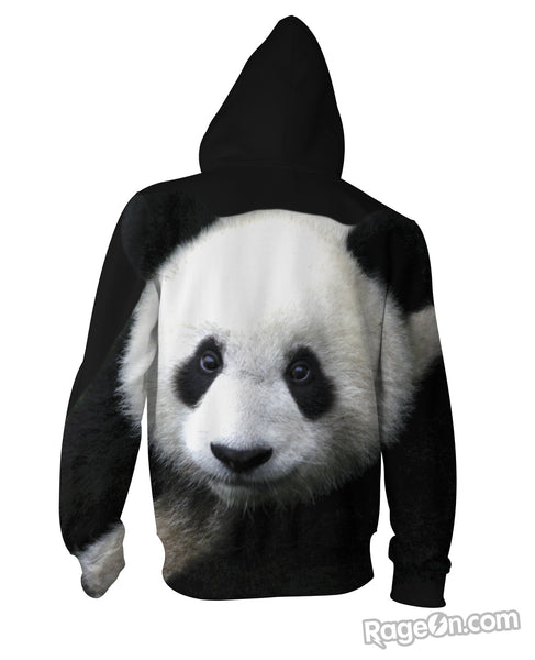 Panda Zip-Up Hoodie