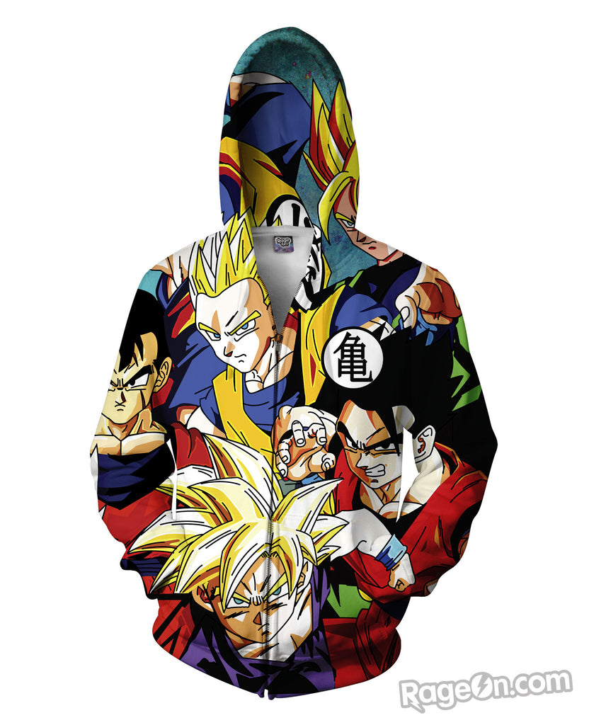 Dragon Ball Z Zip-Up Hoodie