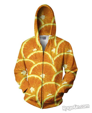 Oranges Zip-Up Hoodie