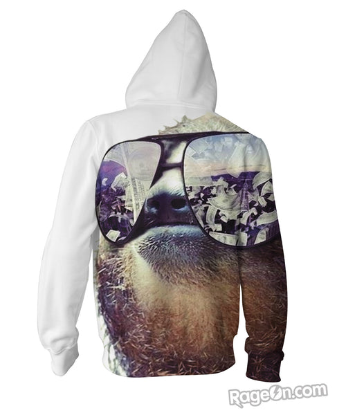 Sloth Swag Zip-Up Hoodie