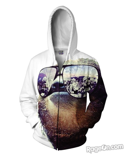 Sloth Swag Zip-Up Hoodie