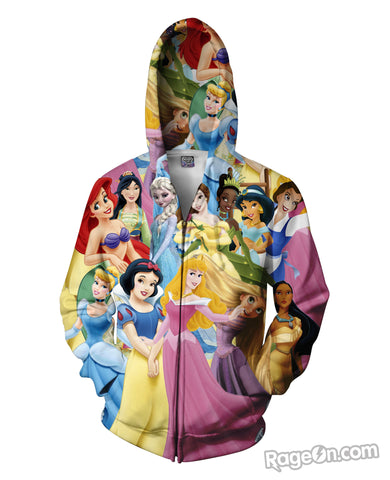 Disney Princesses Zip-Up Hoodie