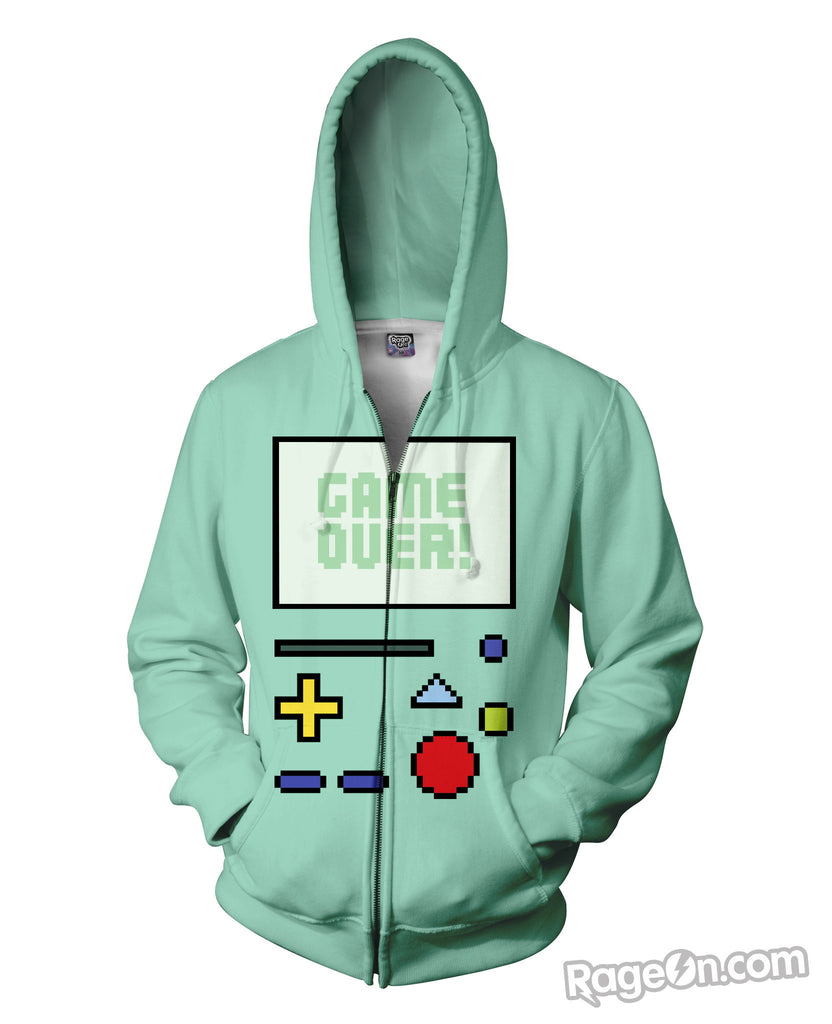 Game Over BMO Zip-Up Hoodie
