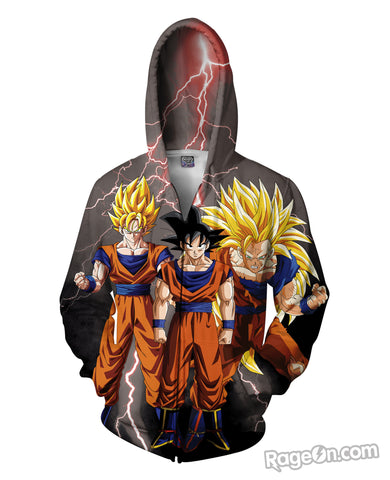 Goku Zip-Up Hoodie