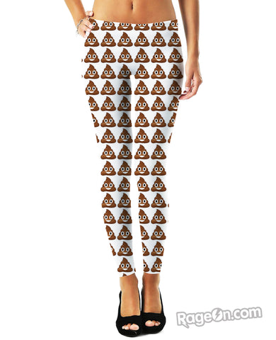 Poop Emoji Leggings