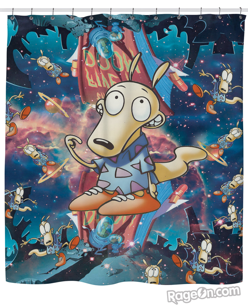 Rocko's Rockverse Shower Curtain