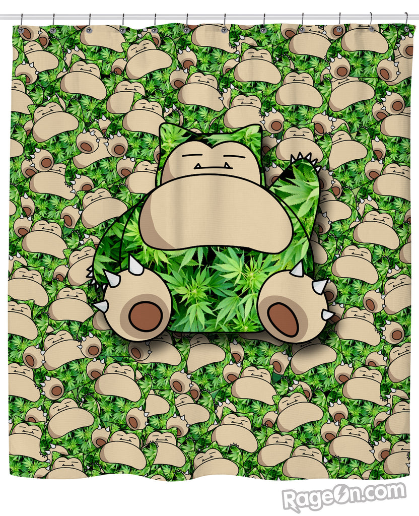 Snorlax Shower Curtain