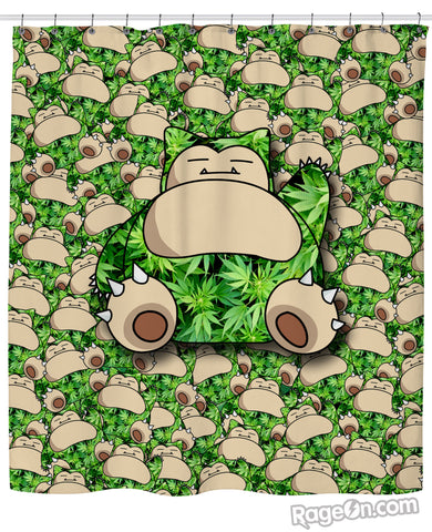 Snorlax Shower Curtain