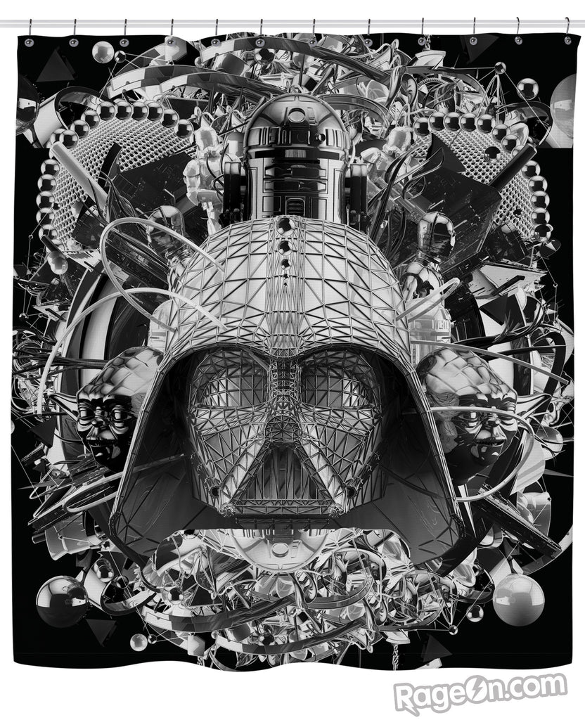 Star Wars B&W Shower Curtain