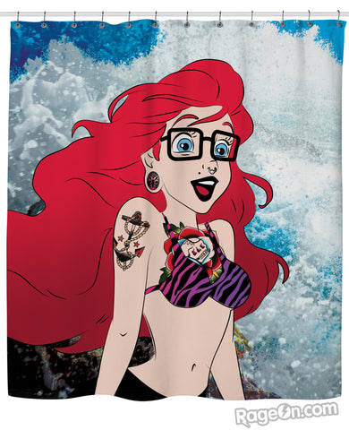 Hipster Ariel Shower Curtain