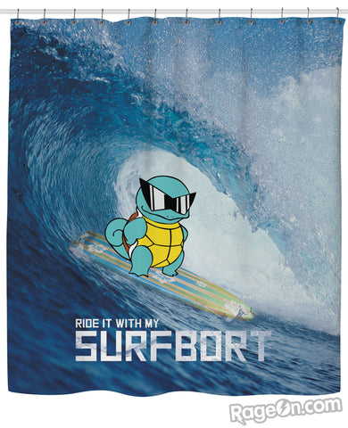 Squirtle Shower Curtain