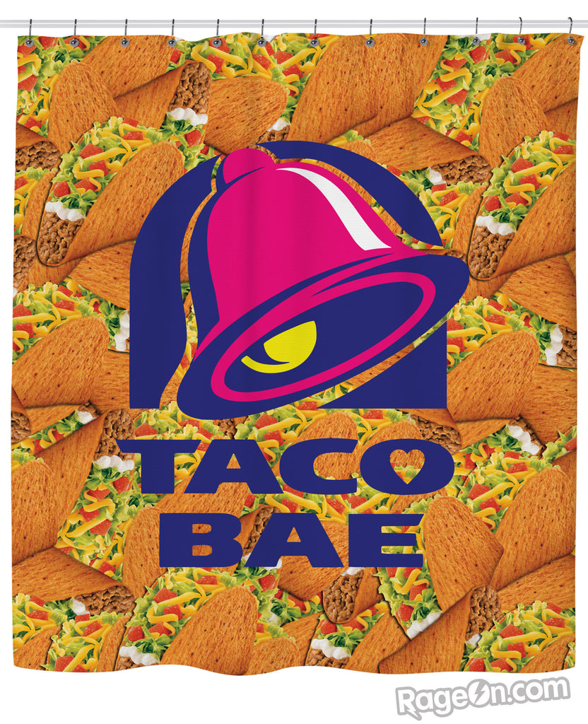 Taco Bae Shower Curtain