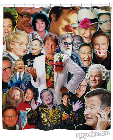 Robin Williams Paparazzi Shower Curtain