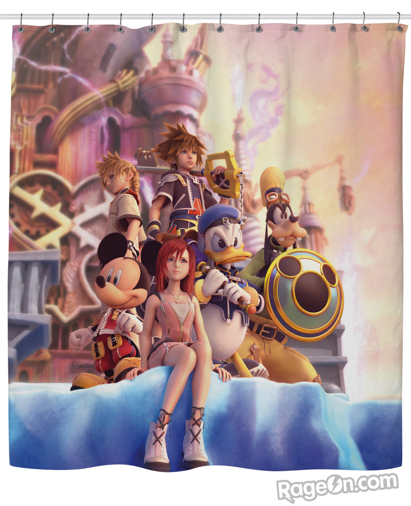 Kingdom Hearts Shower Curtain