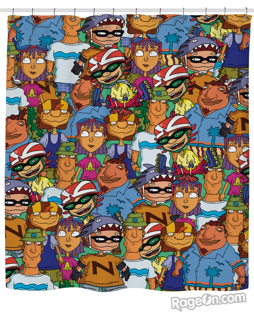 Rocket Power Shower Curtain