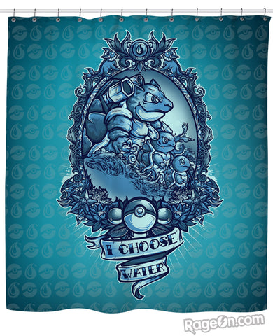 I Choose Water Shower Curtain