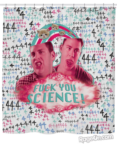 Fuck You Science Shower Curtain