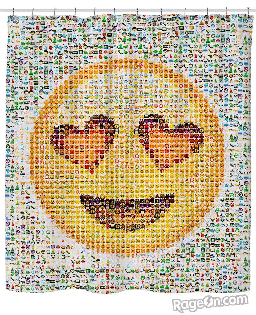 Emoji Shower Curtain