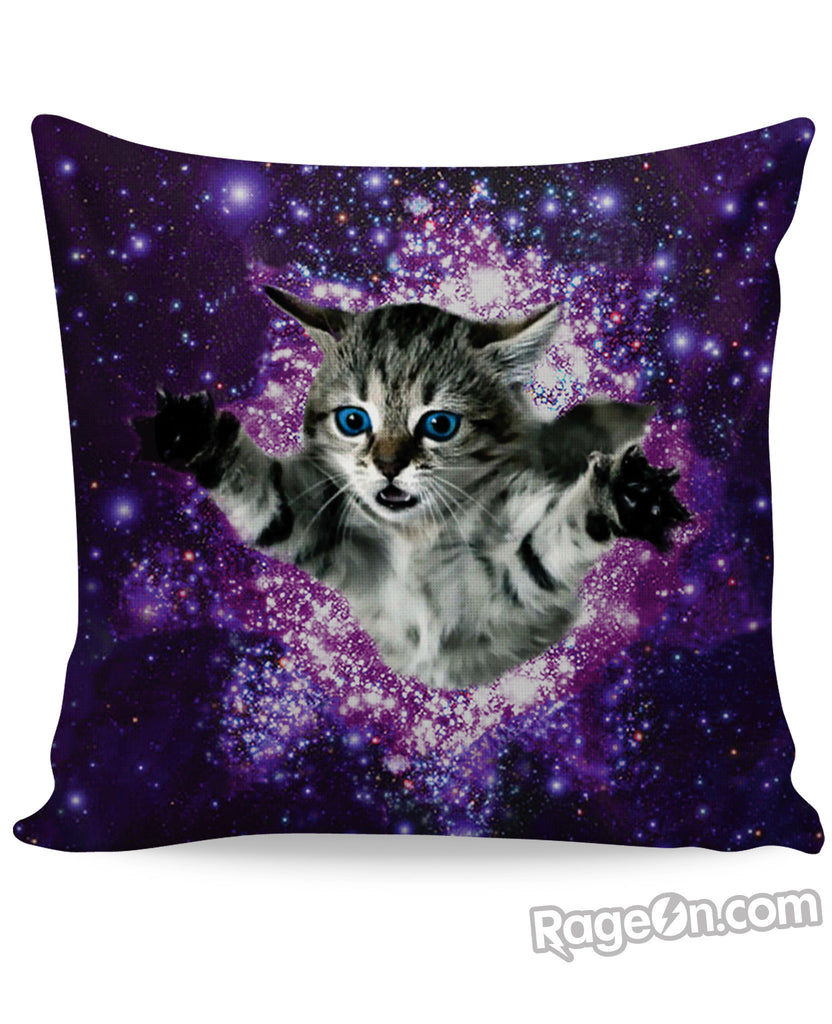 Kitty Glitter Couch Pillow