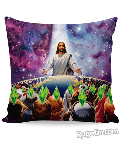 Jesus Died For Your Sims Couch Pillow