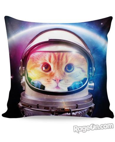 Space Cat Couch Pillow