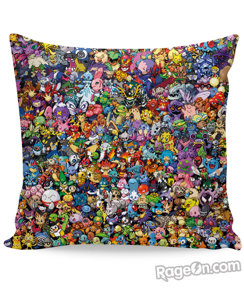 Pokemon Collage Couch Pillow
