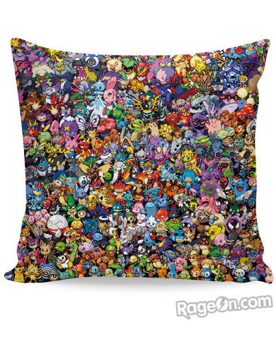 Pokemon Collage Couch Pillow