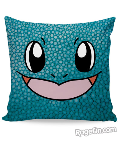 Squirtle Face Couch Pillow