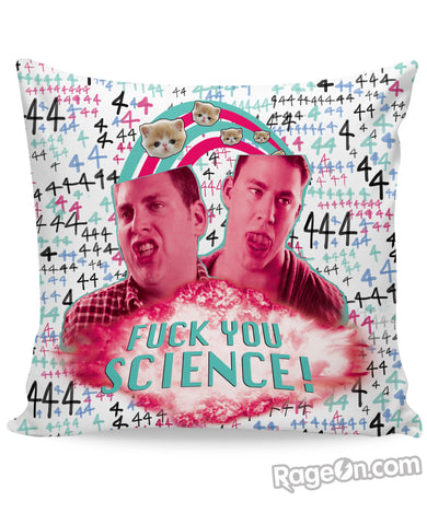 Fuck You Science Couch Pillow