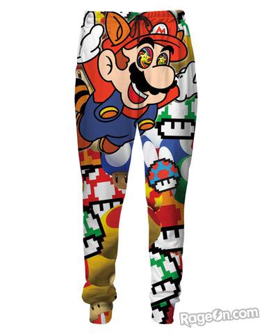 Mario On Shrooms Sweatpants