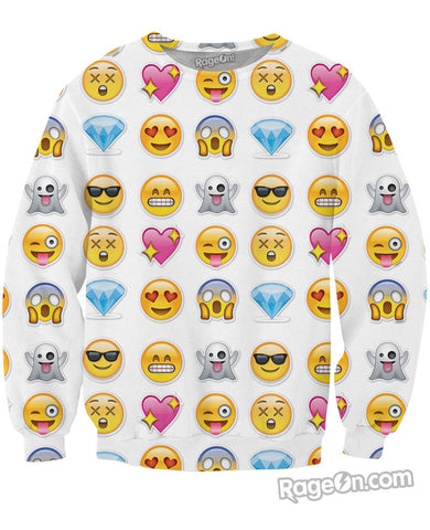 Emoticons Sweatshirt *Ready to Ship*