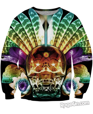 Crystal Skull Crewneck Sweatshirt