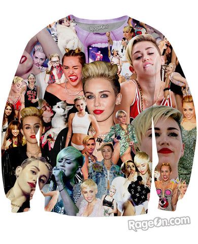 Miley Cyrus Paparazzi Crewneck Sweatshirt