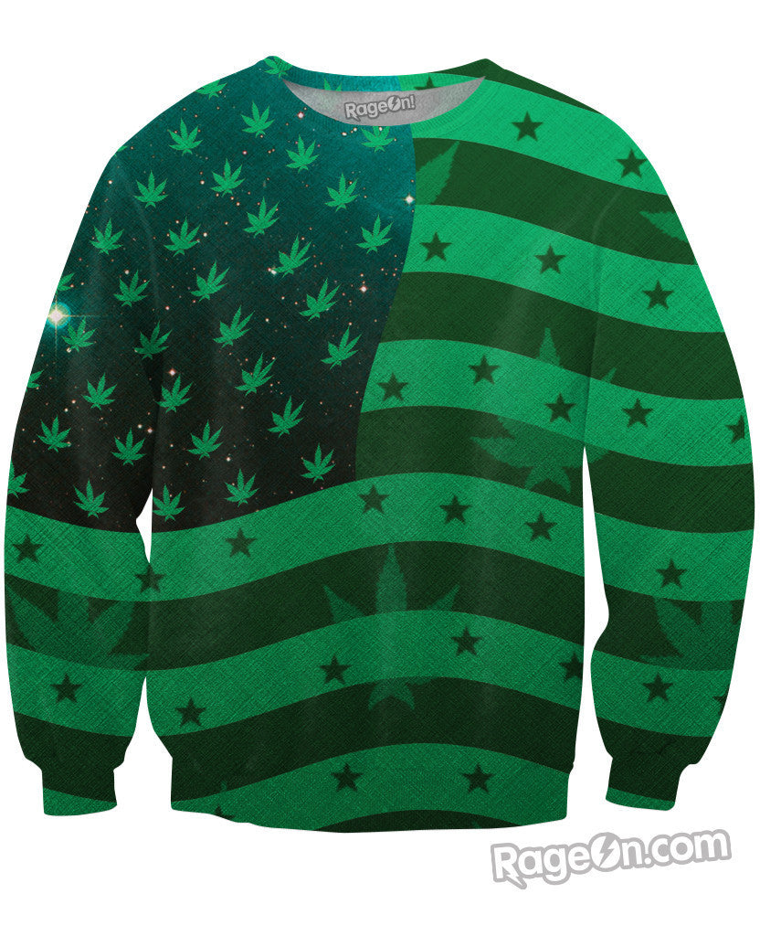 United States of Marijuana Crewneck Sweatshirt
