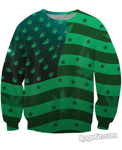 United States of Marijuana Crewneck Sweatshirt
