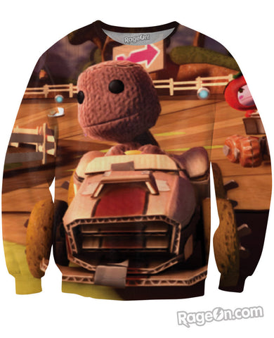 Little Big Planet Karting Crewneck Sweatshirt