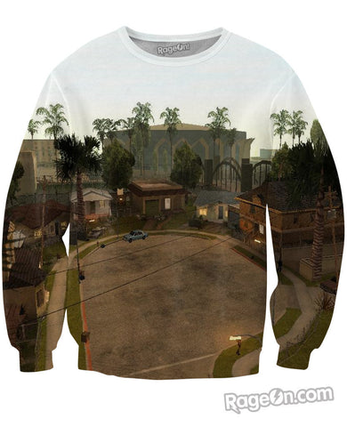 Grand Theft Auto Grove Street Crewneck Sweatshirt *Ready to Ship*