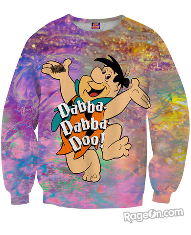 Dabba Dabba Do Crewneck Sweatshirt