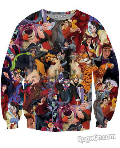 Disney Villains Crewneck Sweatshirt