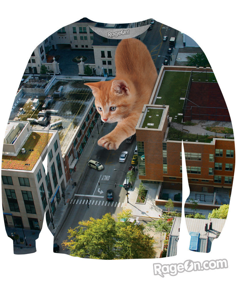 Catzilla Crewneck Sweatshirt