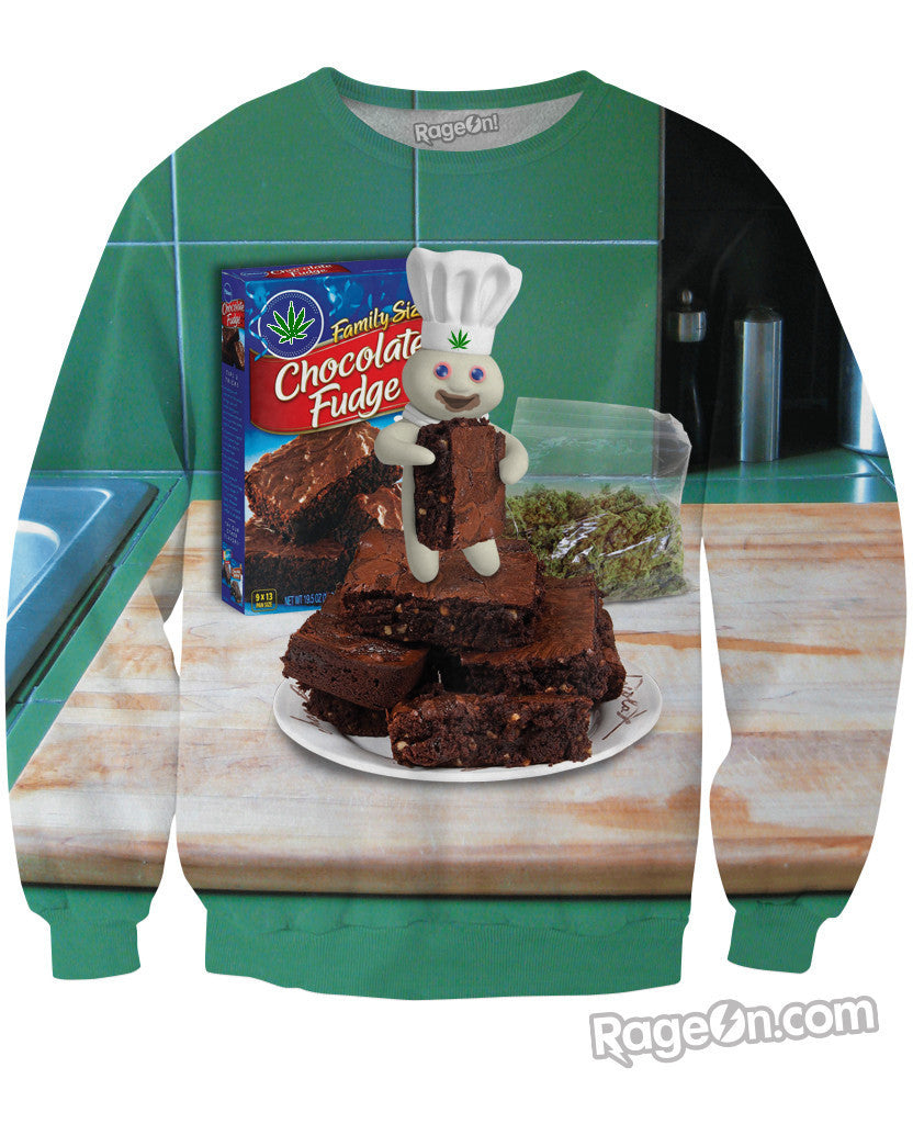 Pillsbury Cannabis Boy Crewneck Sweatshirt
