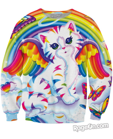 Angel Kitty Crewneck Sweatshirt