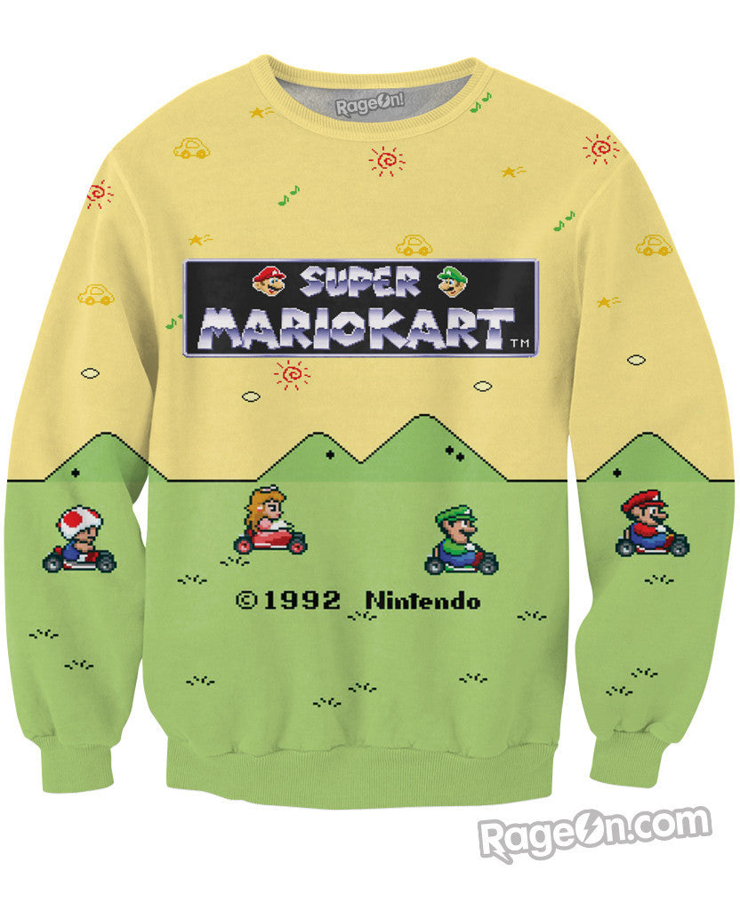 Super Mario Kart Crewneck Sweatshirt