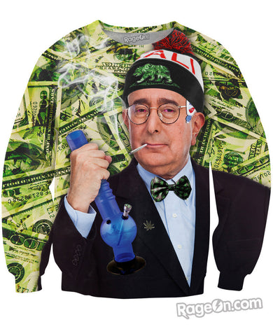 Win Ben Stein's Drug Money Crewneck Sweatshirt