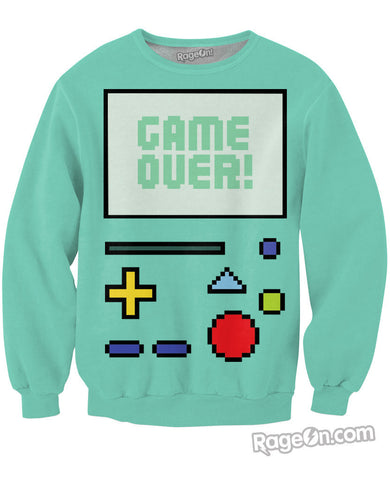 Game Over BMO Crewneck Sweatshirt