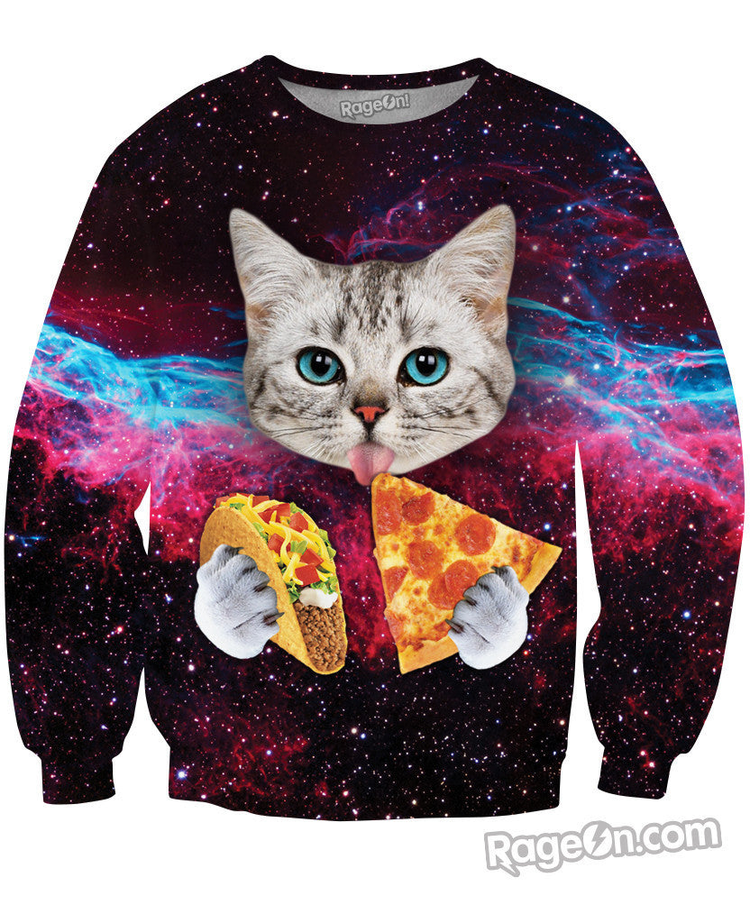 Taco Cat Crewneck Sweatshirt