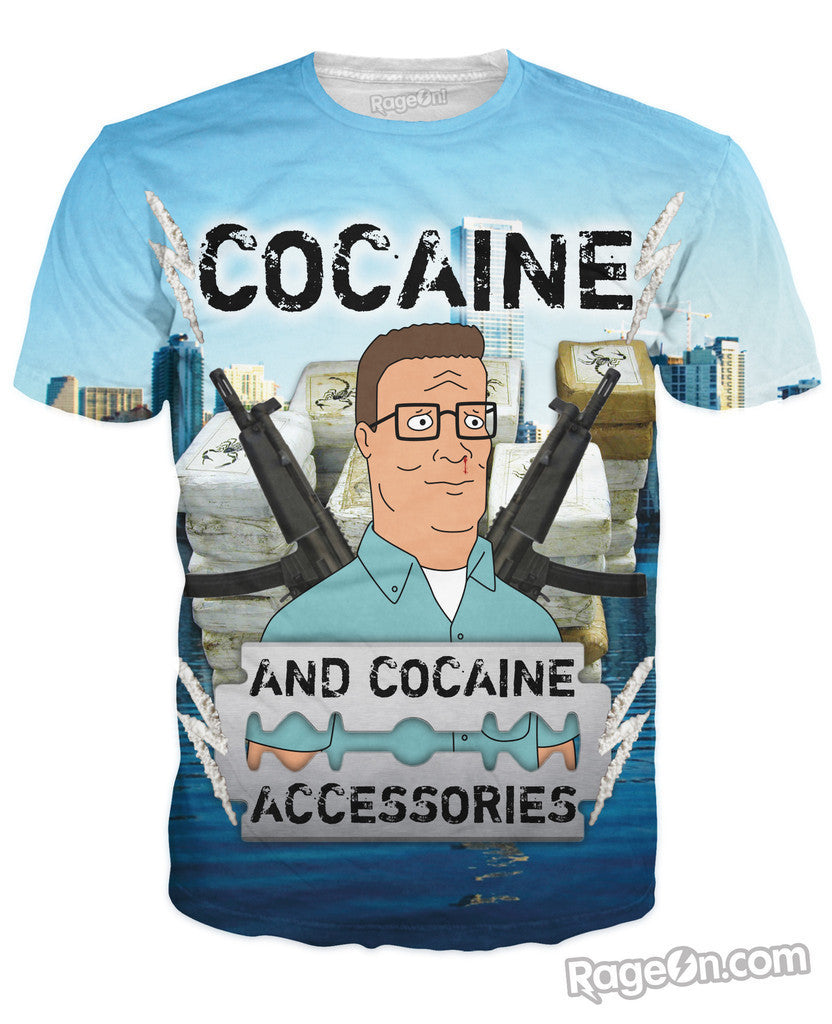 Cocaine and Cocaine Accessories T-Shirt *Ready to Ship*