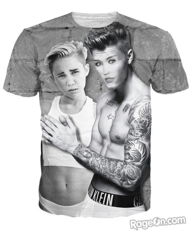 Justin Cyrus Miley Bieber T-Shirt V2 T-Shirt